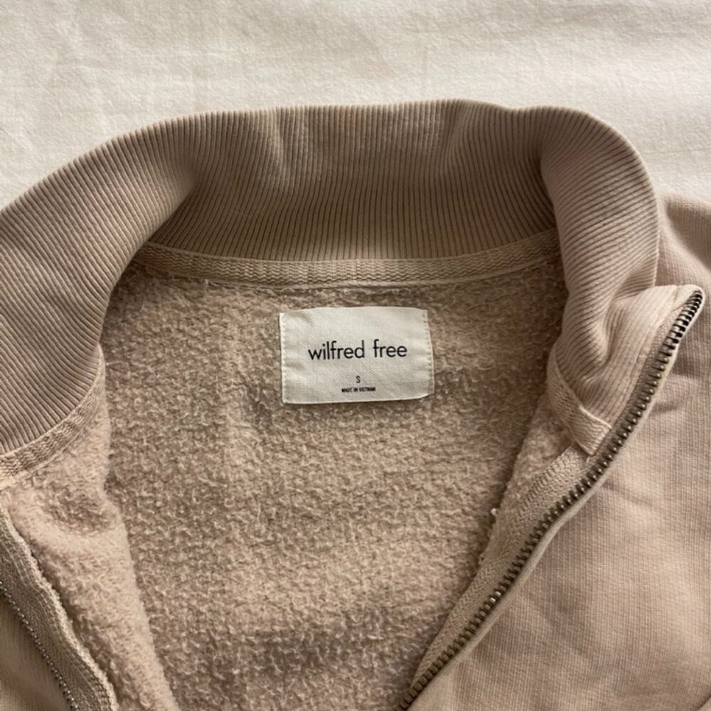 Aritzia Wilfred Free 1/2 Zip Sweatshirt - Picture 2 of 3